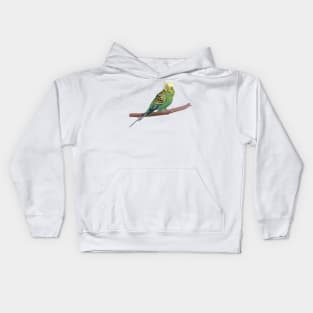 Budgerigar Parrot Kids Hoodie